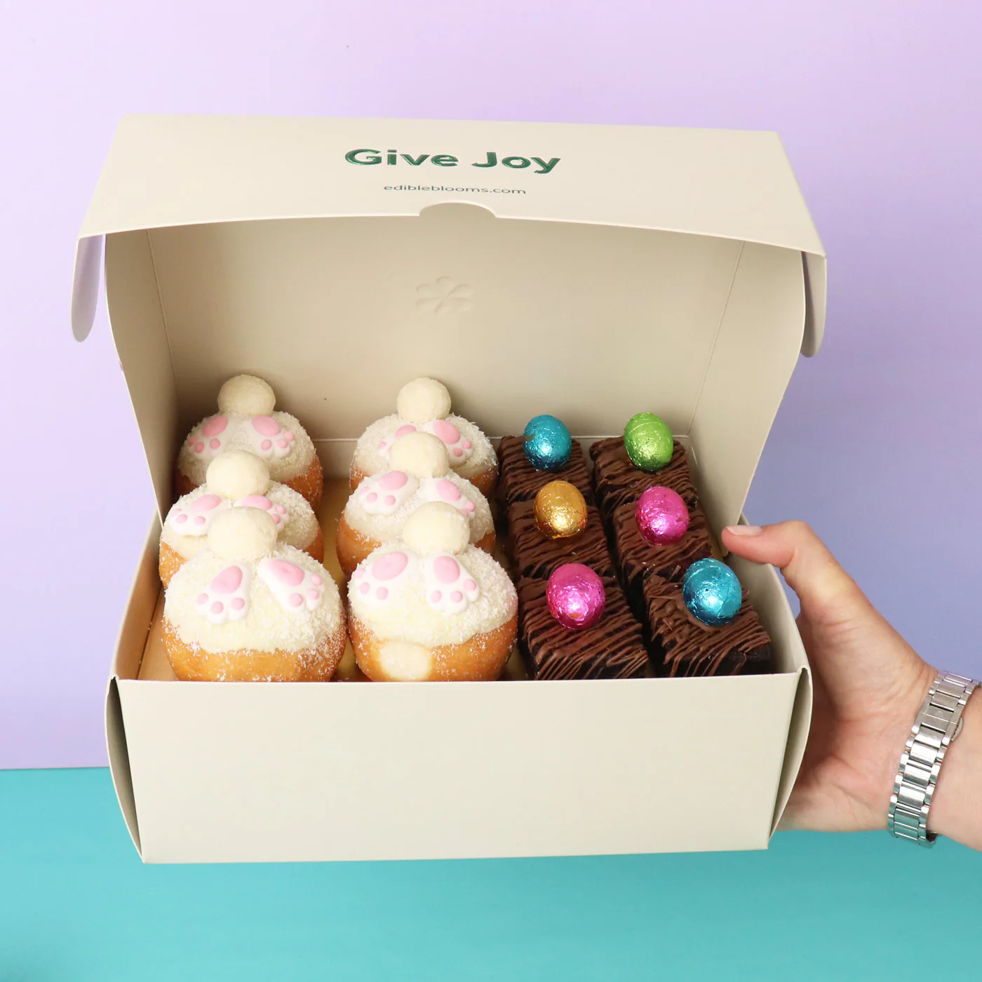 Easter Donut and Brownie Gift Box - Image 3