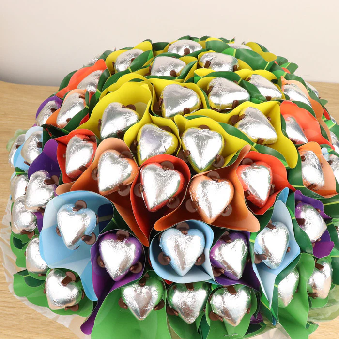 Rainbow Flower Bouquet Large - Image 3